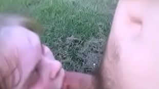 Teen cum deep in throat on face for the first time in public, so I was amazed